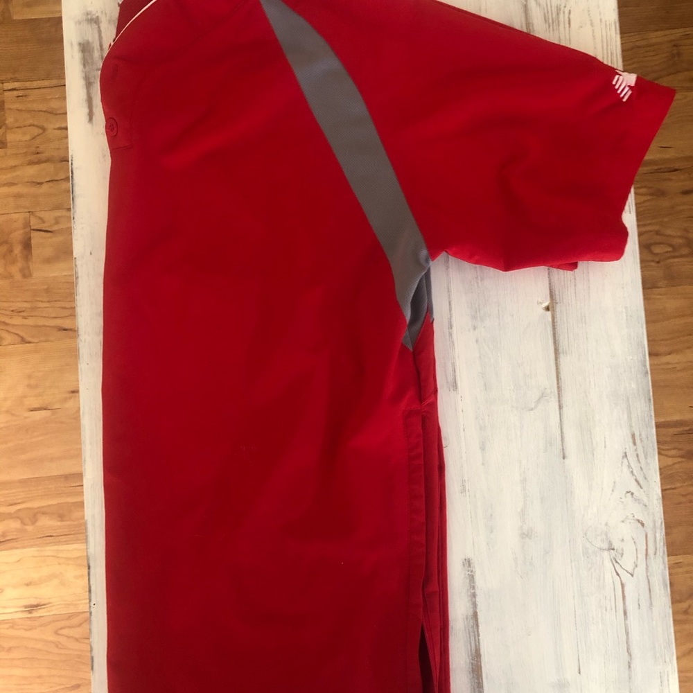 Red New Balance Baseball BP Jacket